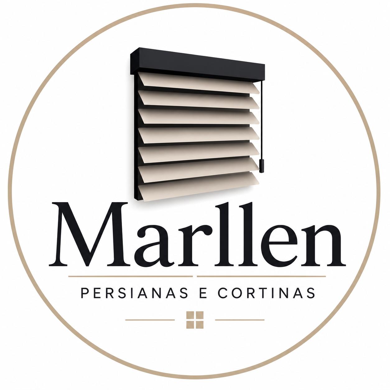 Logotipo Marllen | Persianas e Cortinas
